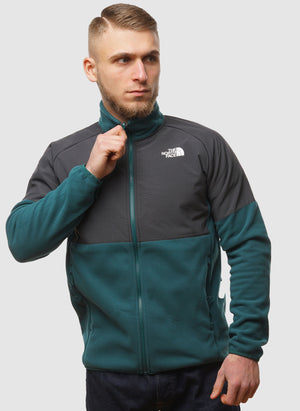 Glacier Heavyweight Full Zip - Deep Green/Asphalt Grey