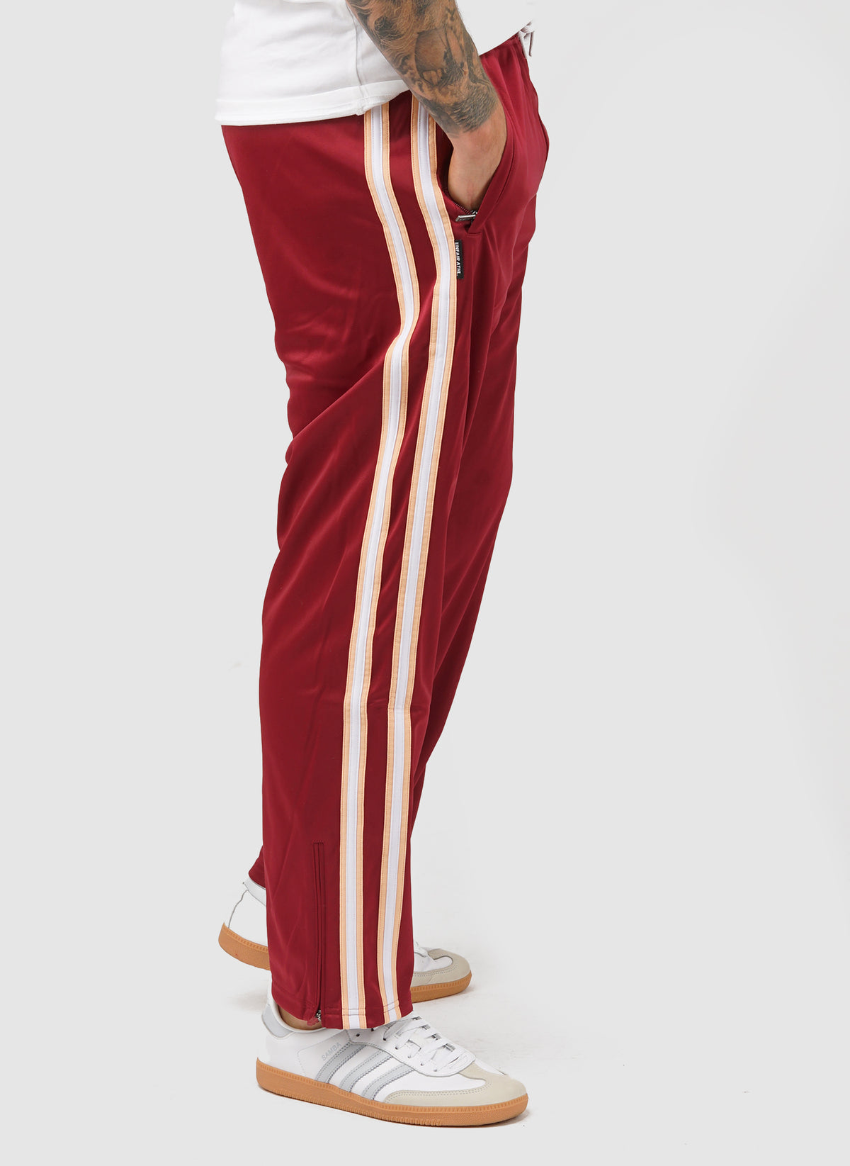 DMWU Trackpants Evolution  - Burgundy/Peach