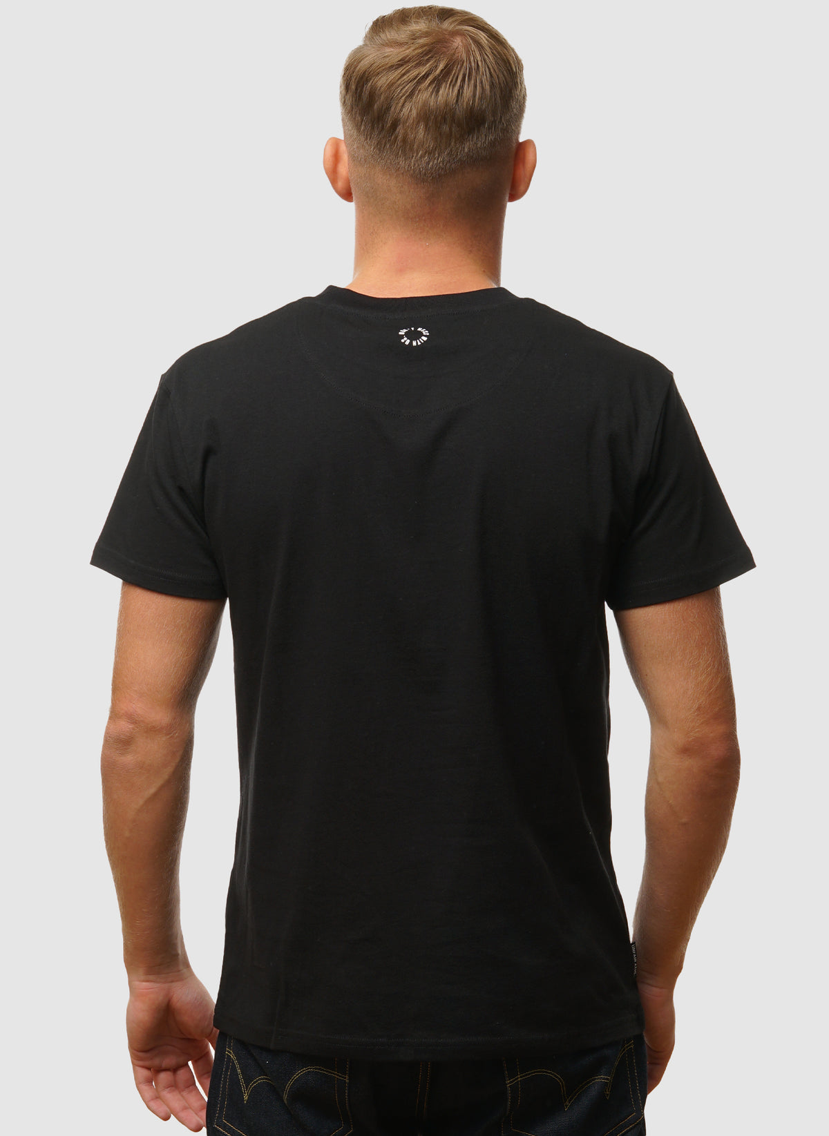 Classic Label Outlines T-Shirt - Black