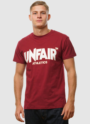 Classic Label Outlines T-Shirt - Burgundy