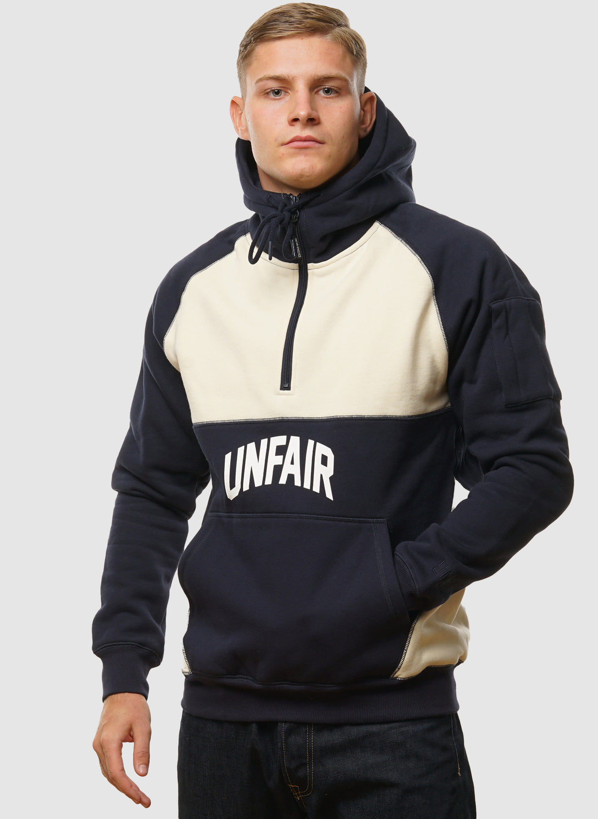 Unfair Ninja Zipper - Navy/Cream