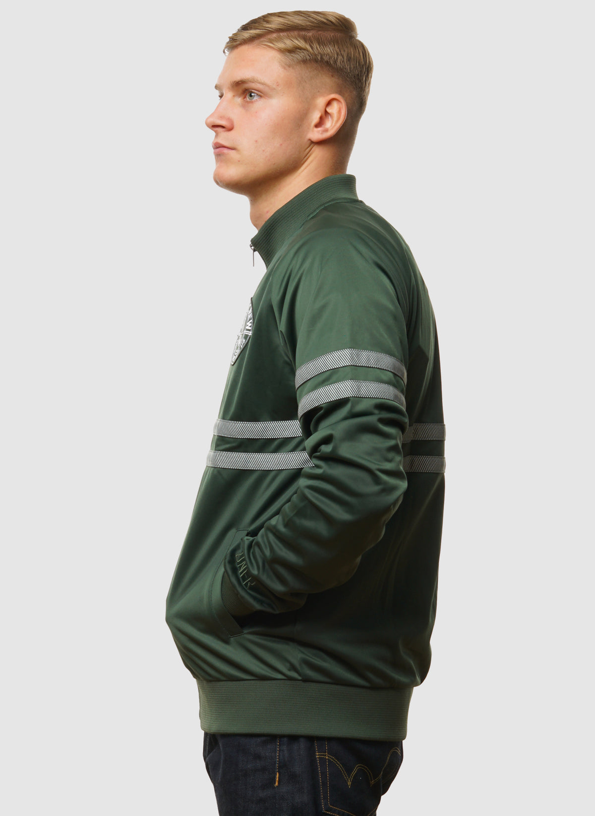 DMWU Tracktop - Green Striped