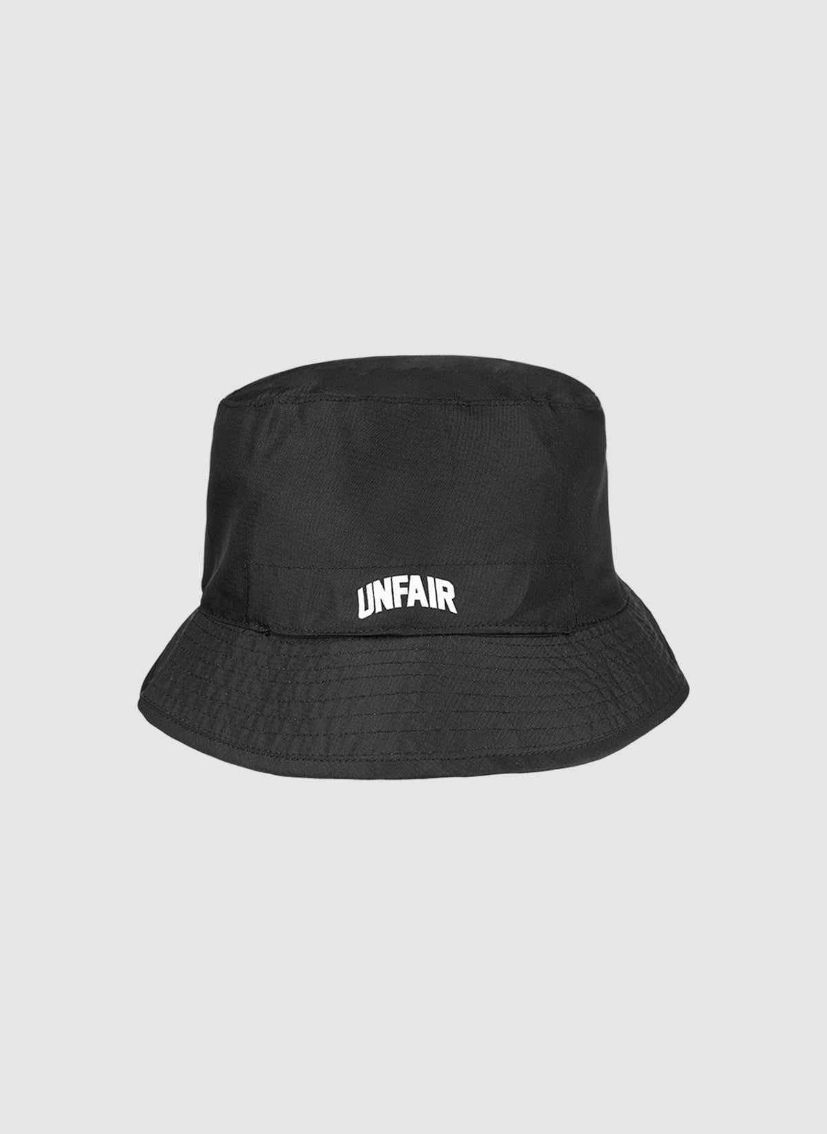 Unfair Reversible Pocket Bucket Hat - Black/Silver