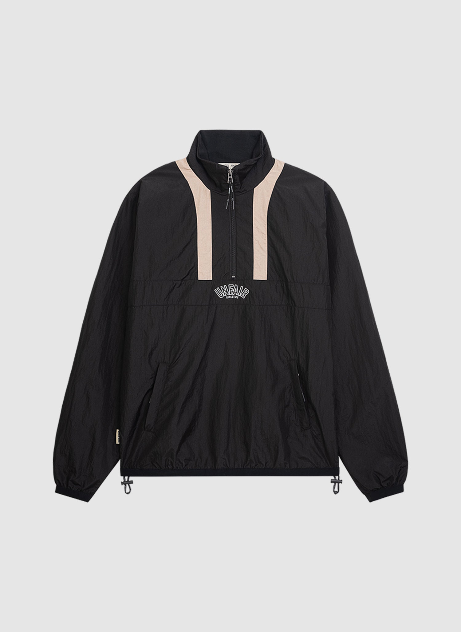 Elementary Crushed Halfzip - Black