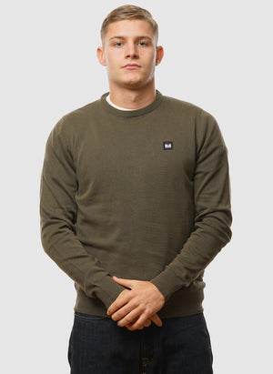 Solace Knitted Sweatshirt - Castle Green