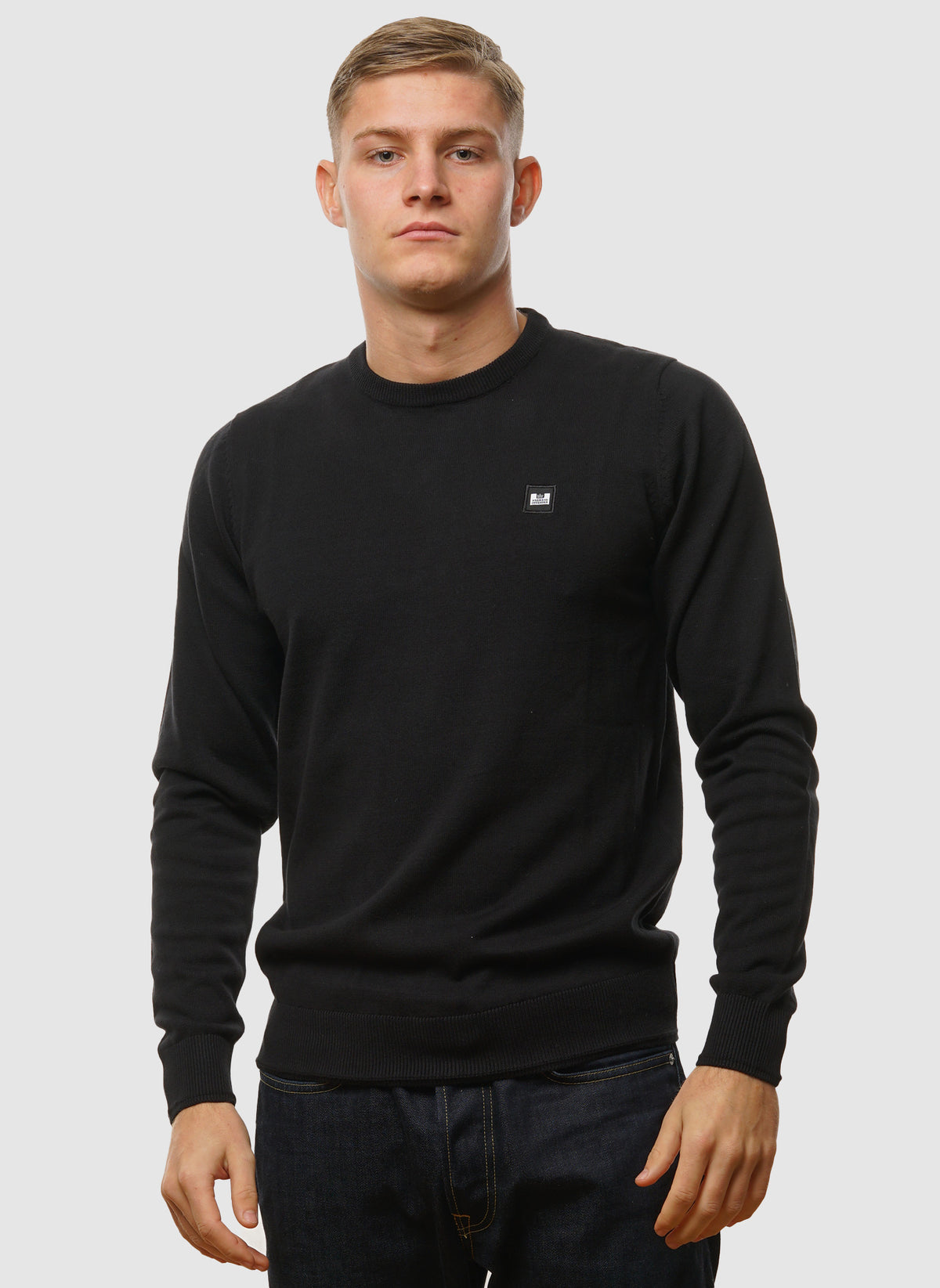 Solace Knitted Sweatshirt - Black