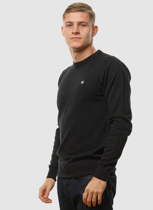 Solace Knitted Sweatshirt - Black