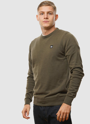 Solace Knitted Sweatshirt - Castle Green