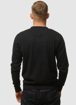 Solace Knitted Sweatshirt - Black