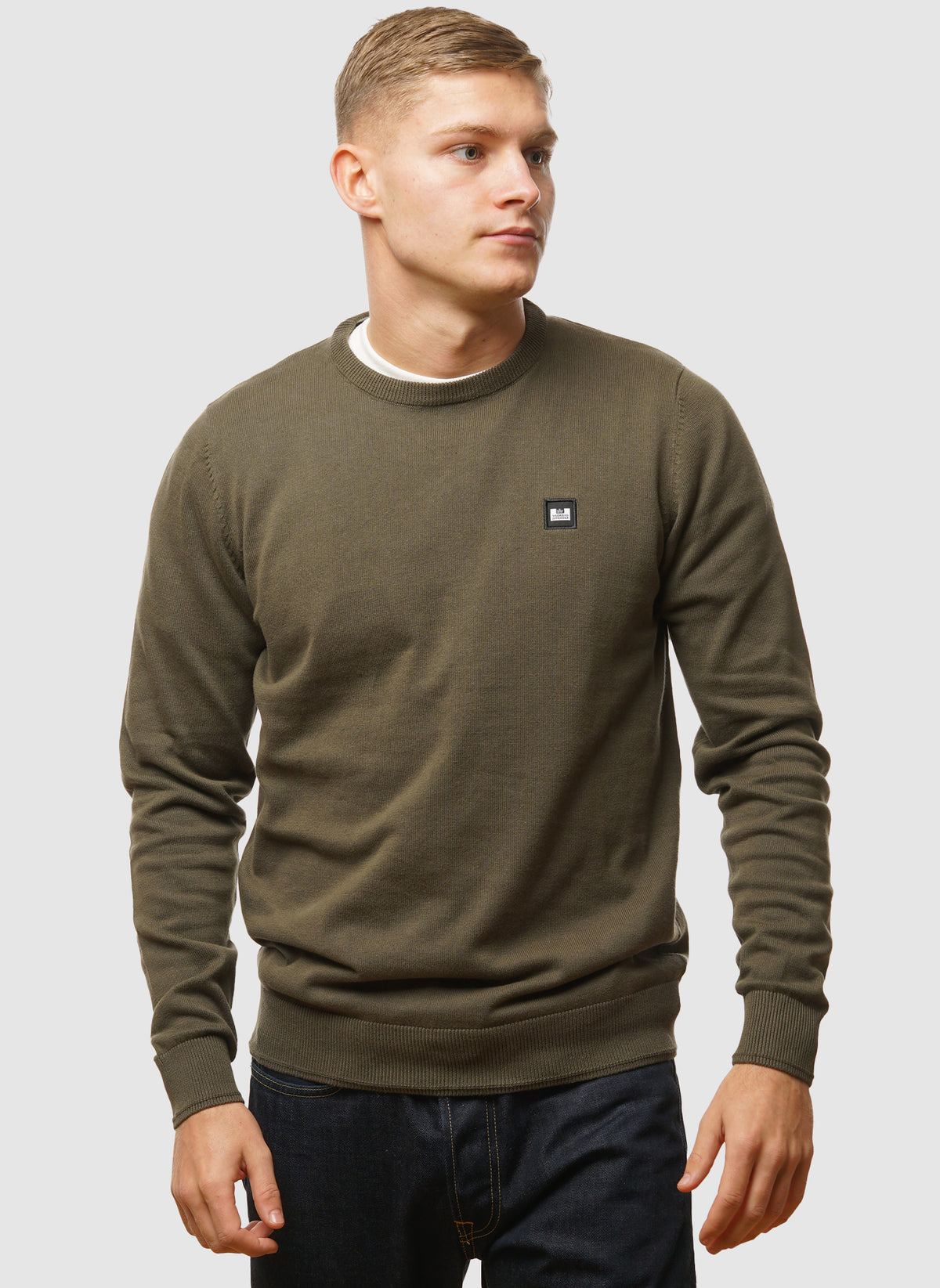 Solace Knitted Sweatshirt - Castle Green