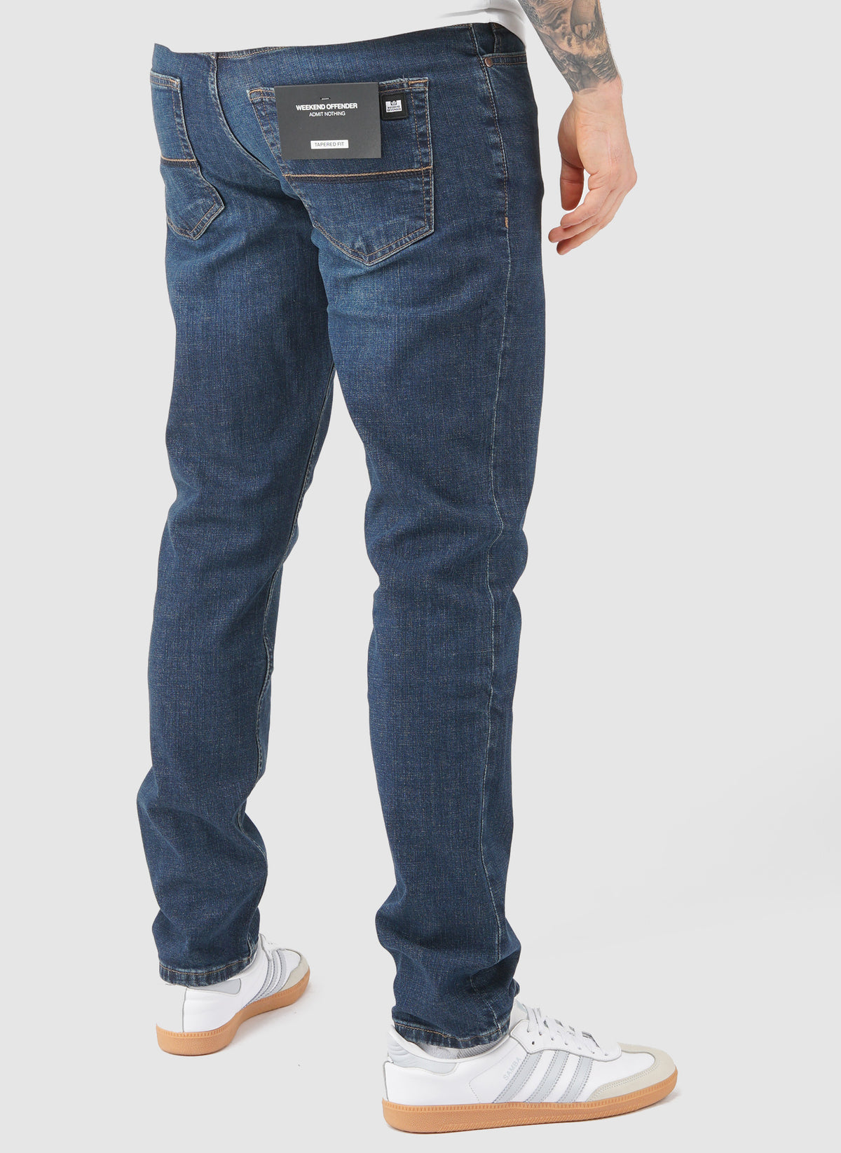 Tapered Fit Jeans - Dark Vintage