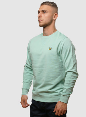 Crew Neck Sweatshirt - Turquoise Shadow