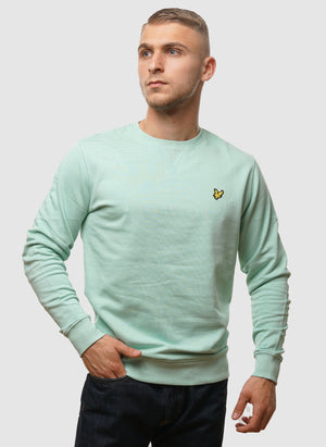 Crew Neck Sweatshirt - Turquoise Shadow