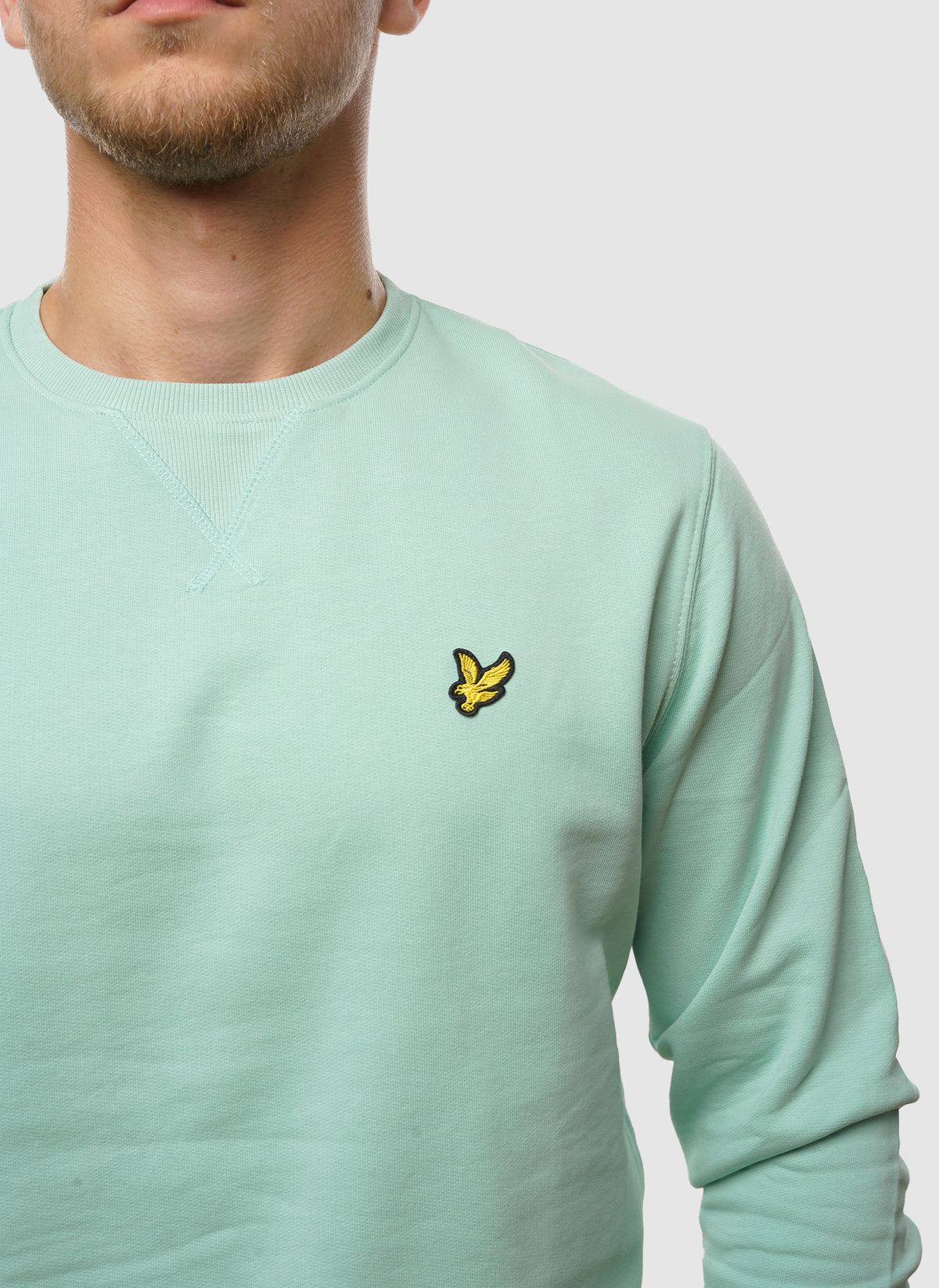 Crew Neck Sweatshirt - Turquoise Shadow