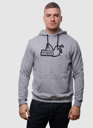 Outline Hoodie - Grey Marl-TSD - Pullover-3