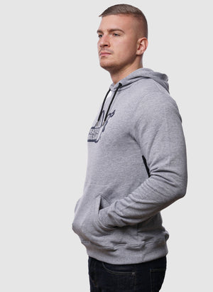 Outline Hoodie - Grey Marl-TSD - Pullover-2