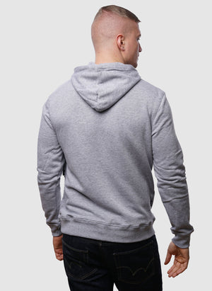 Outline Hoodie - Grey Marl-TSD - Pullover-4