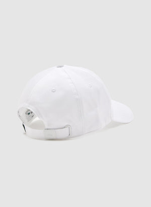 Front Logo Baseball Cap - White