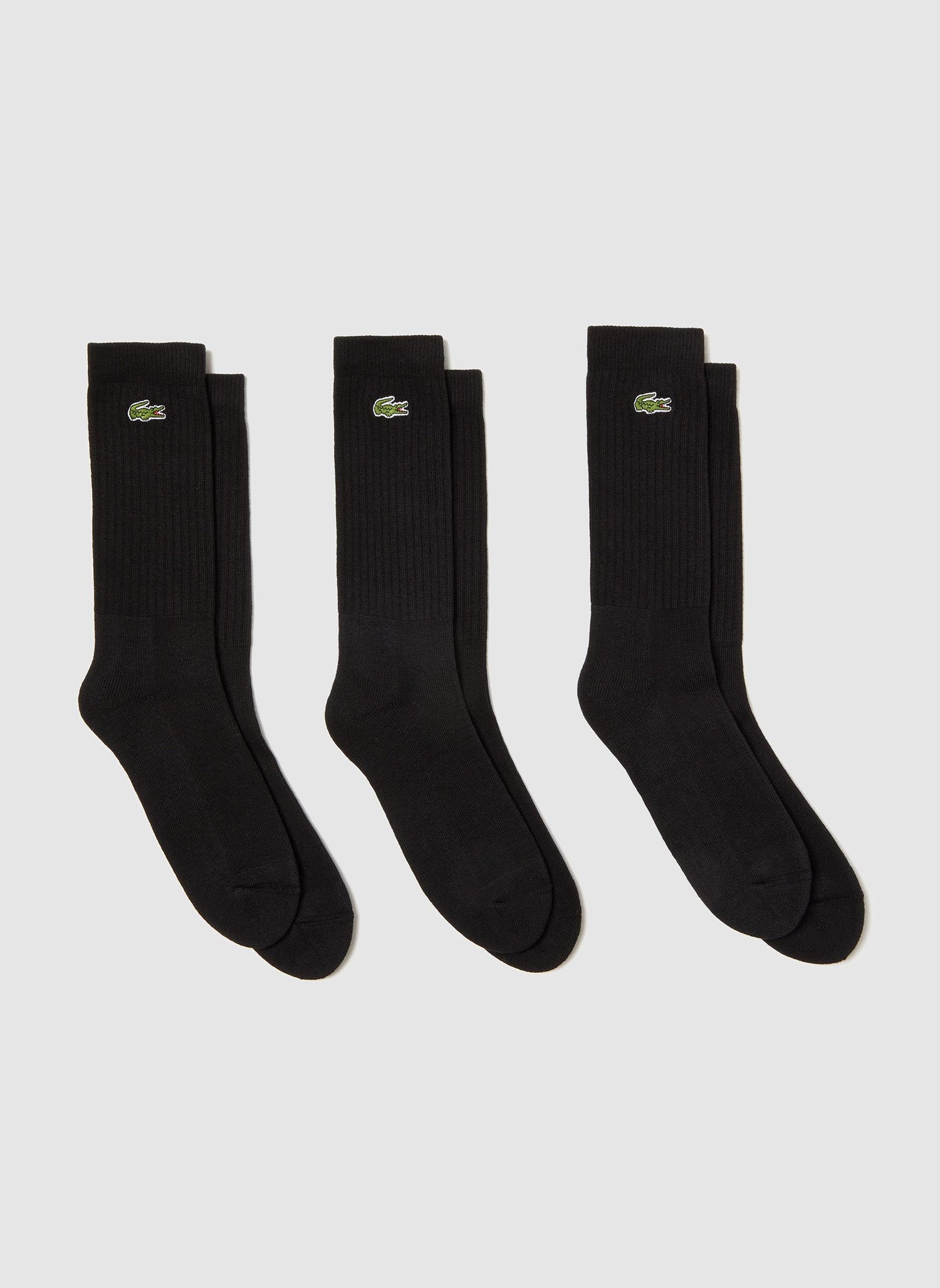 Tennissocken 3er Pack - Black