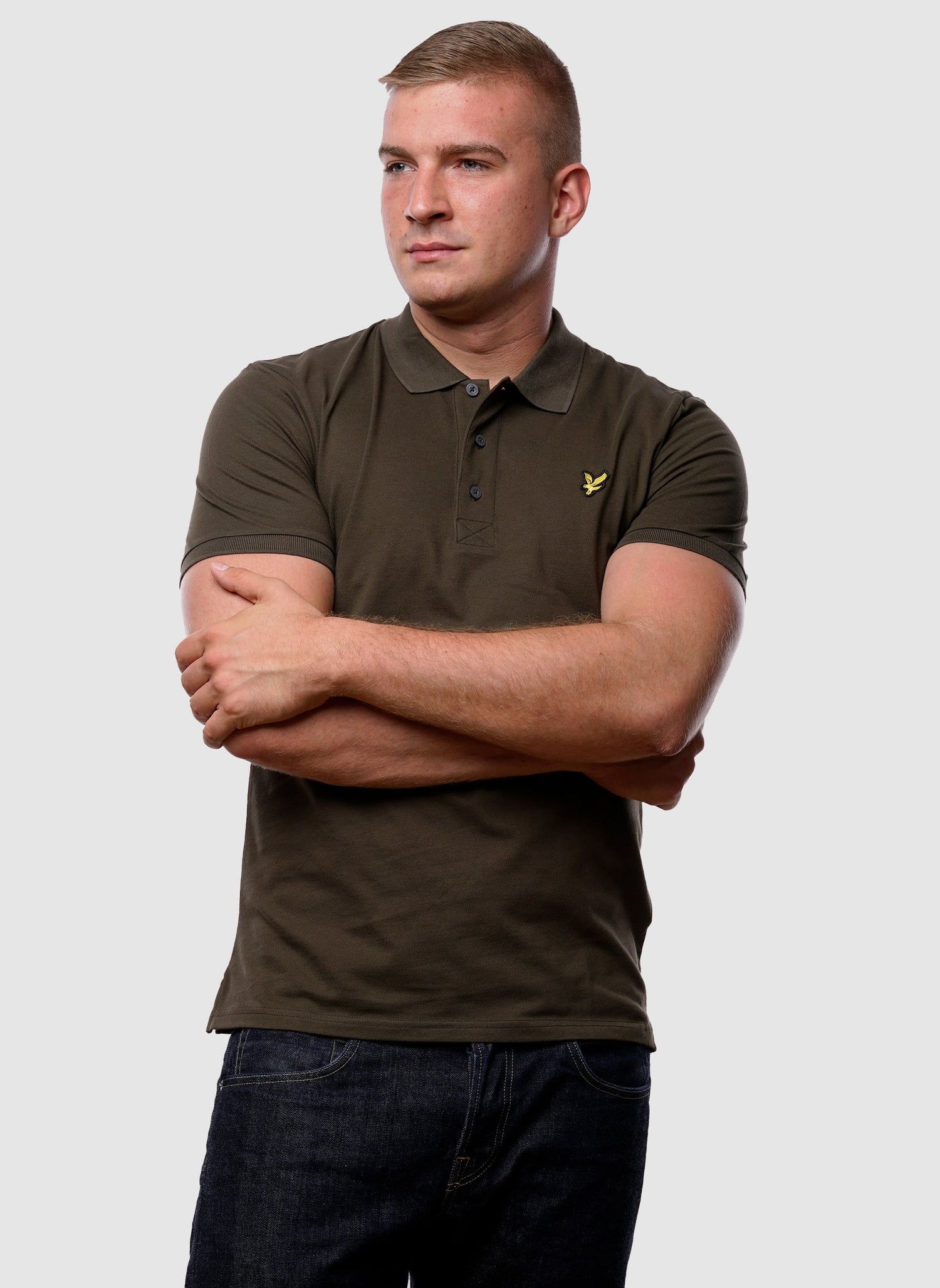 Plain Poloshirt - Olive-TSD - Polo Shirts-1