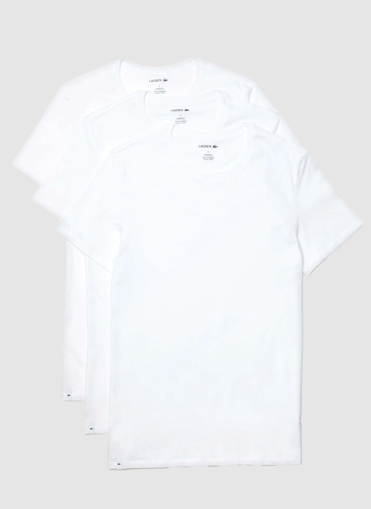 Rundhals T-Shirts 3er-Pack - White-TSD - T-Shirts-1