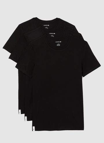 Rundhals T-Shirts 3er-Pack - Black-TSD - T-Shirts-1