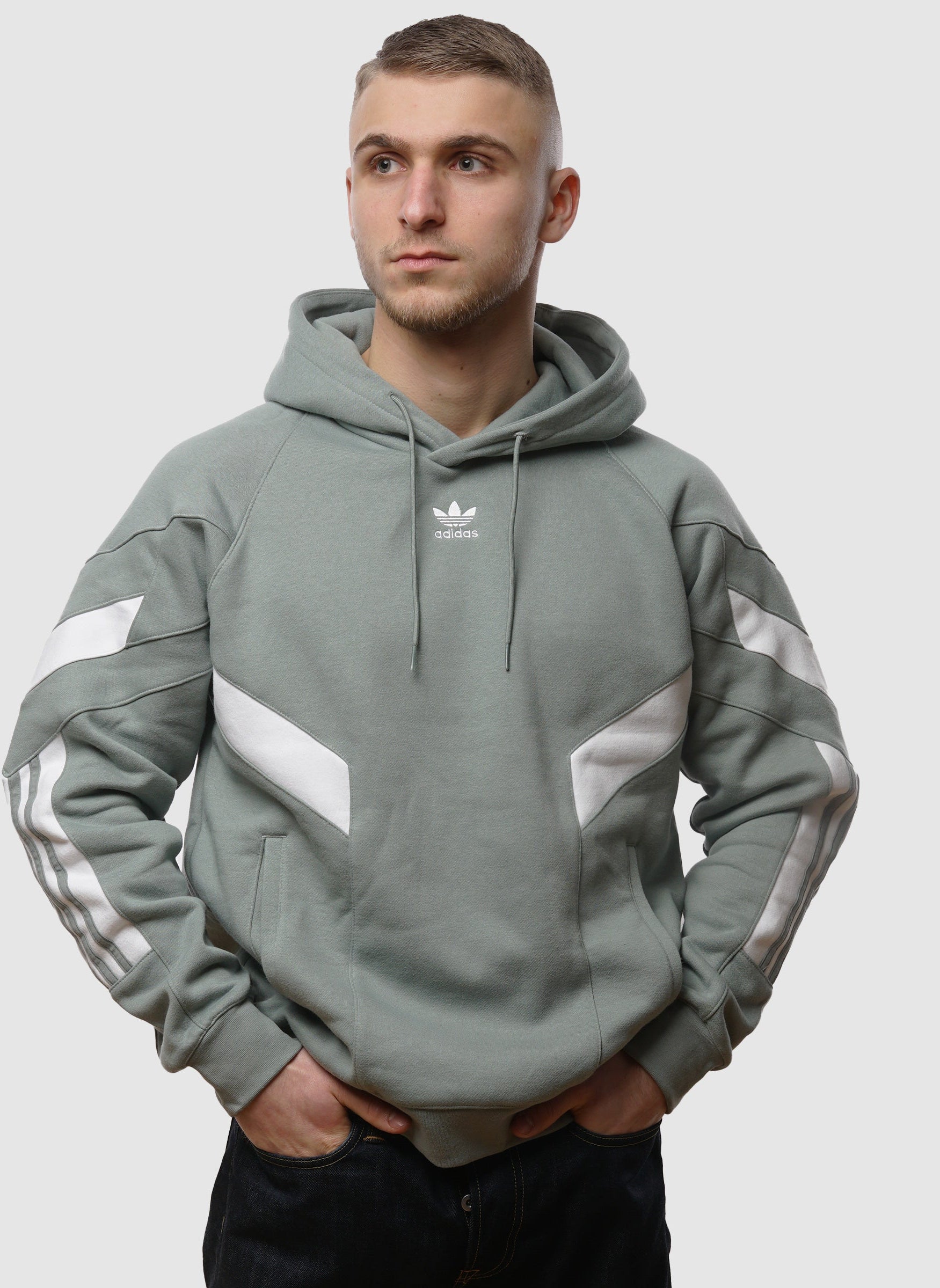 Adidas store hoodie zilver